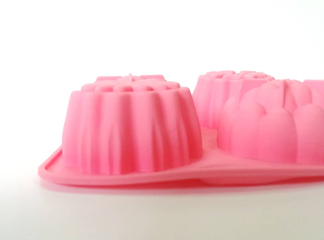 Flower Ice Tray Bacl Side View