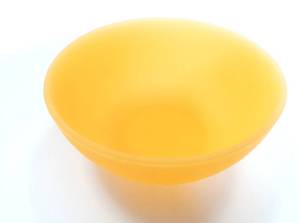 Silicone Bowl - Yellow　矽膠碗 - 黃　　　　　　For Kitchen/Home/Houseware/Homeware/Dinning/Hot Soup Meal/Pot/Anti-slip