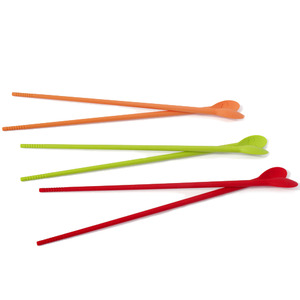 Silicone Chopsticks + Spoon　　　　　　　　矽膠筷子 + 湯匙