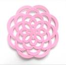 Silicone Trivet Mat - Pink 隔熱墊 - 粉紅　　　　　For Kitchen/Home/Houseware/Homeware/Dinning/Hot Soup Meal/Pot/Anti-slip