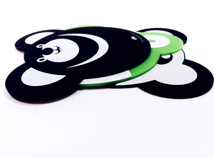Silicone Coaster Set Side View